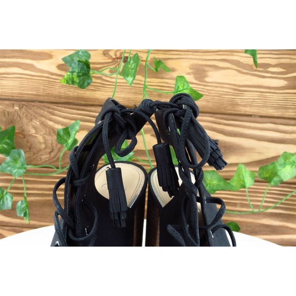 Jessica Simpson Women‎ Sz 7 M Black Pump Synthetic Shoes Tilory - Picture 3 of 11